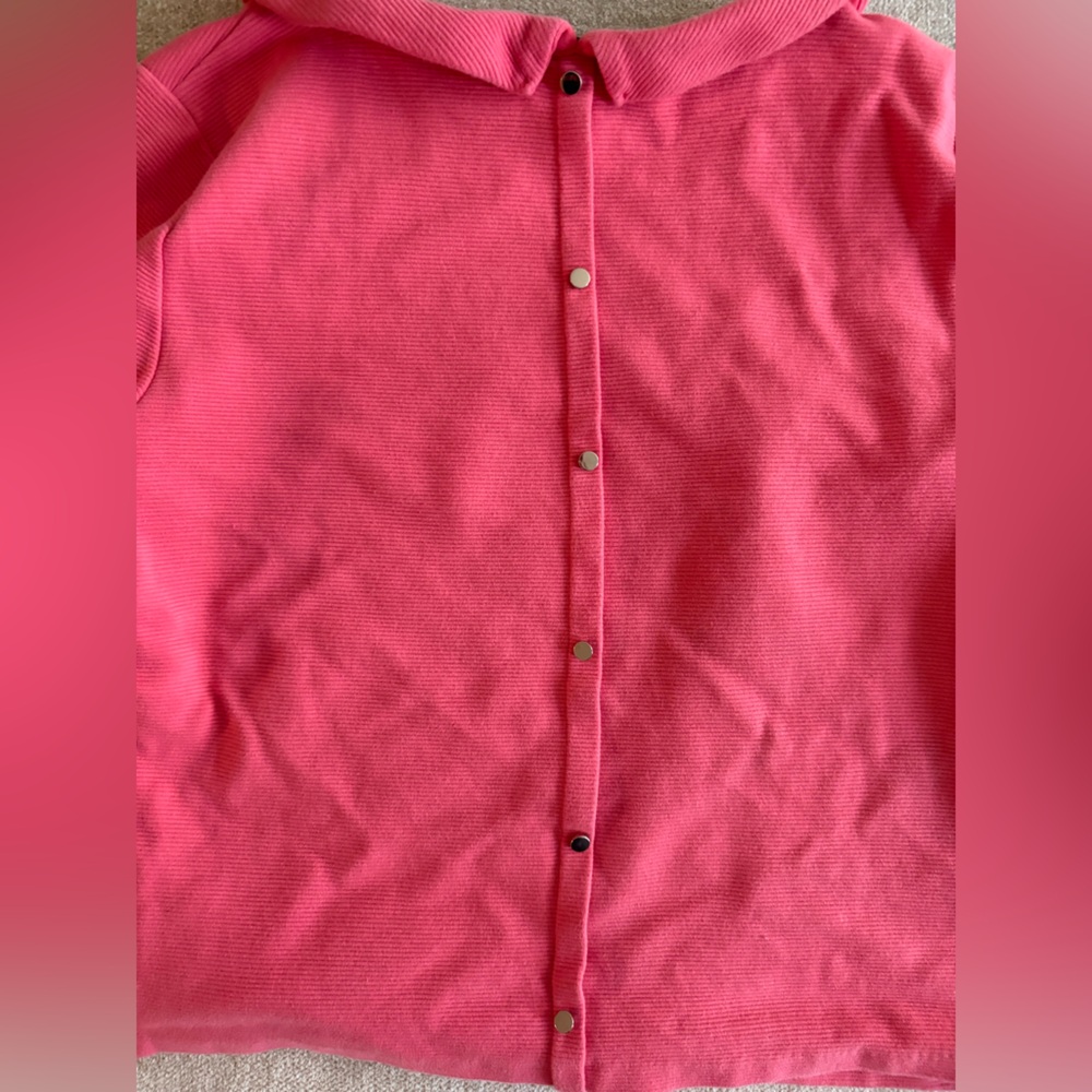 Talbots Pink Long Sleeve Top - Picture 4 of 5